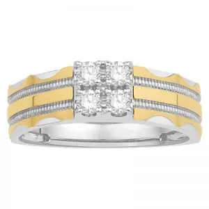 Men Traditional Diamond Engagement Ring WM0183