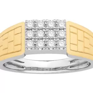 Men Traditional Diamond Engagement Ring WM0244