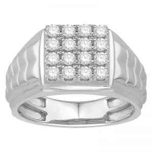 Men Traditional Diamond Engagement Ring WM0284