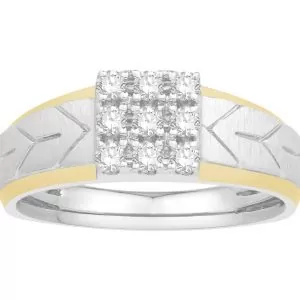 Men Traditional Diamond Engagement Ring WM0346