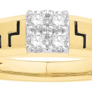 Men Traditional Diamond Engagement Ring WM0355