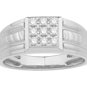 Men Traditional Diamond Engagement Ring WM0446CP